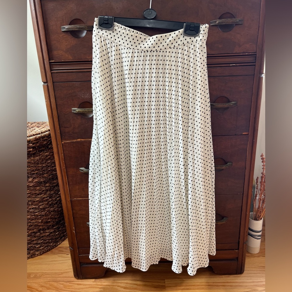 & Other Stories polka dot skirt